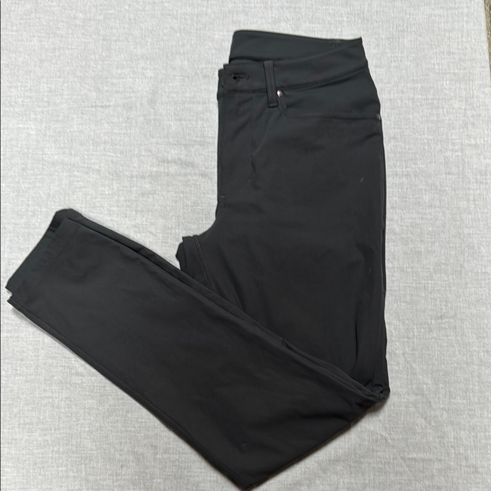 Lululemon Mens Athletica Black Skinny Jeans Stretchy Fit